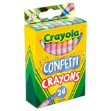 Crayola Confetti Crayons - Pack of 24 - Laadlee