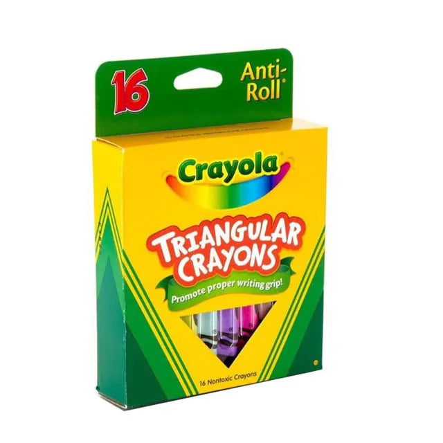 Crayola Triangular Crayons - Pack of 16 - Laadlee