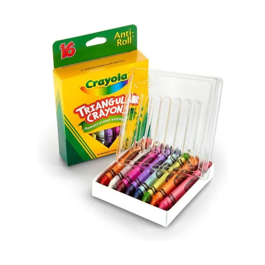 Crayola Triangular Crayons - Pack of 16