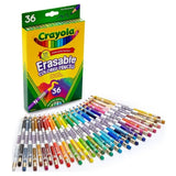 Crayola Erasable Colored Pencils - Pack of 36 - Laadlee