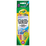 Crayola Metallic Colored Pencils - Pack of 8 - Laadlee