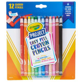 Crayola Easy Peel Crayon Pencils - Pack of 12 - Laadlee