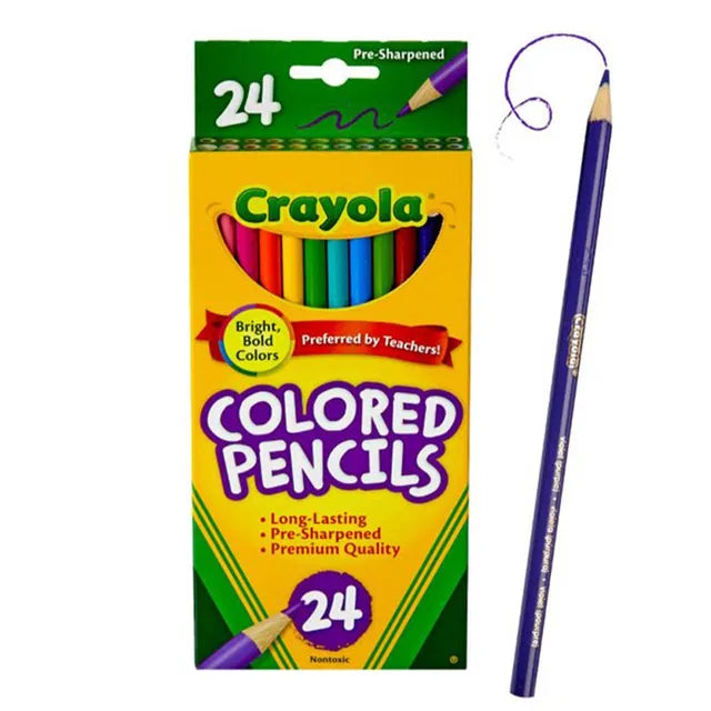 Crayola Colored Pencils - Pack of 24 - Laadlee