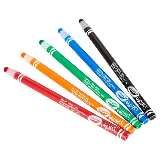 Crayola Crayola Project Easy Peel Crayon Pencils - Pack of 5