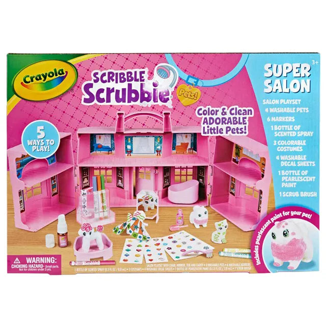 Crayola Scribble Scrubbie Pets - Super Salon - Laadlee