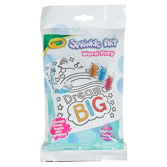 Crayola Sprinkle Art Word Play Activity Kit - Laadlee