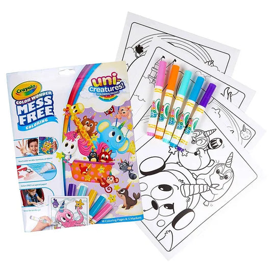 Crayola Coloring Pages & Markers - Uni Creatures