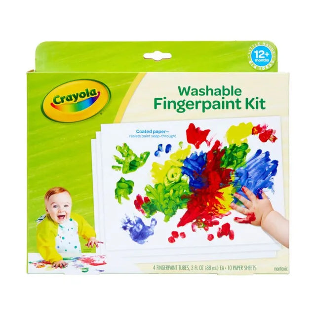 Crayola My First Crayola Washable Fingerpaint Kit - Stage 1 - Laadlee