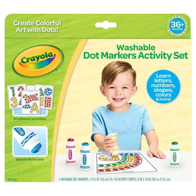 Crayola Washable Dot Markers Activity Set - Laadlee