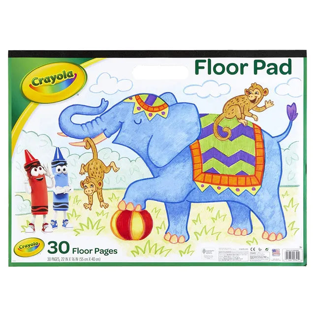 Crayola Giant Floor Pad - 30 pages - Laadlee