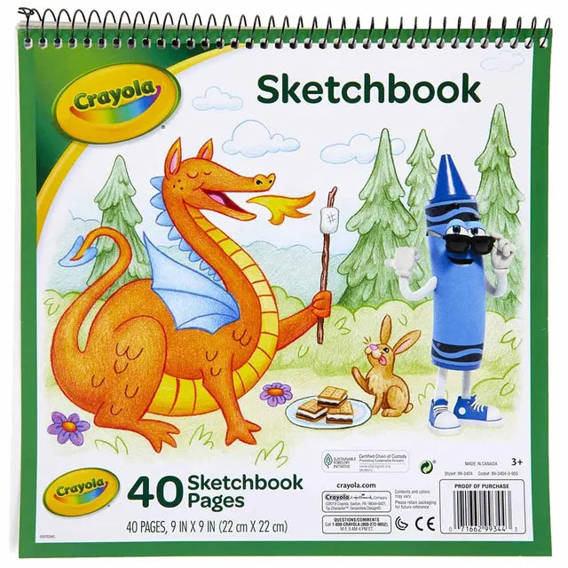 Crayola Spiral-bound Sketchbook - 40 pages - Laadlee