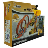 D-Power Ejection DIY Track Set & Colour Changing Car - 62Pcs - Laadlee