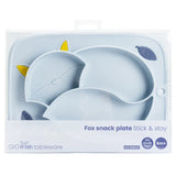 InnoGio - Gio Fox Toddler Plate - Blue - Laadlee