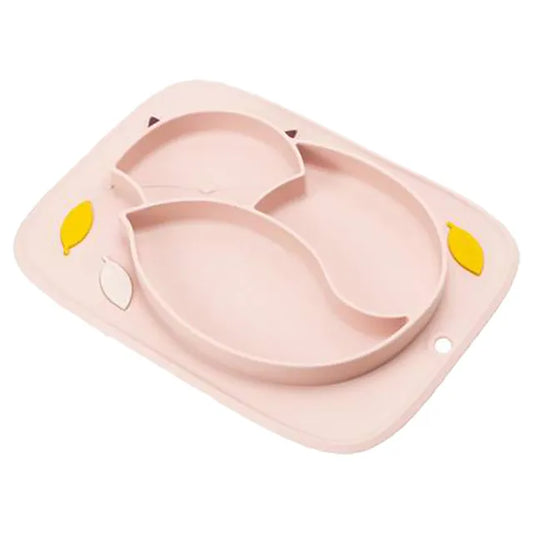 InnoGio - Gio Fox Toddler Plate - Pink - Laadlee