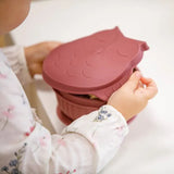 InnoGio - Gio Owl Bowl with Lid - Pink - Laadlee