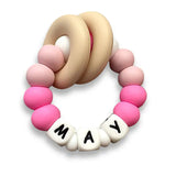 Desert Chomps Personalized Teether Vera - Desert Rose