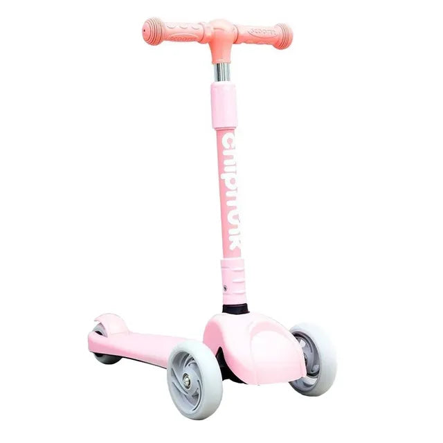 Chipmunk Folding Scooter Pink - Laadlee