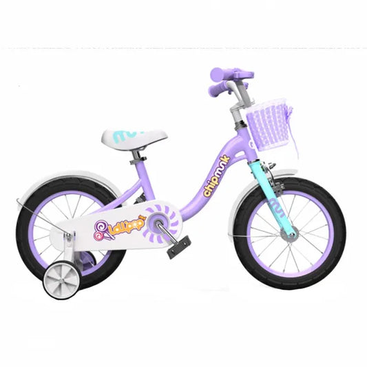 Chipmunk Kids Bike - MM 12" Purple - Laadlee