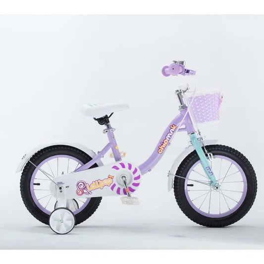 Chipmunk Kids Bike - MM 12" Purple - Laadlee