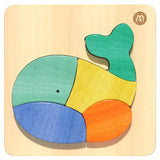 Mideer Mini Wooden Puzzle - Whale