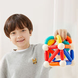 Mideer Rainbow Magnetic Sticks - 60pcs