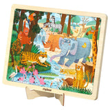 Mideer Wooden Puzzle Board Woodlands - 100pcs