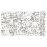 Mideer Self Adhesive Coloring Roll - Zoo - 4meter