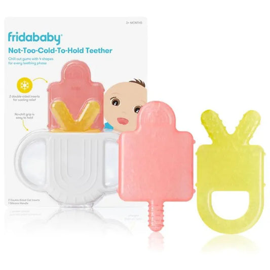Frida Baby - Not Too Cold To Hold BPA Free Silicone Teether - Pack Of 2 - Laadlee