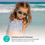 Bbluv Solar Unbreakable Kid Sunglasses - Aqua - Laadlee