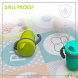 Bbluv Kup Convertible Silicone Sippy Cup - Aqua - Laadlee