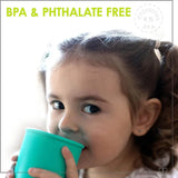 Bbluv Kup Convertible Silicone Sippy Cup - Aqua - Laadlee