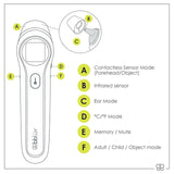 Bbluv Ora Non-Contact & Ear Thermometer - Laadlee