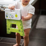 Bbluv Step Foldable Step Stool - Lime - Laadlee