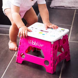Bbluv Step Foldable Step Stool - Pink - Laadlee