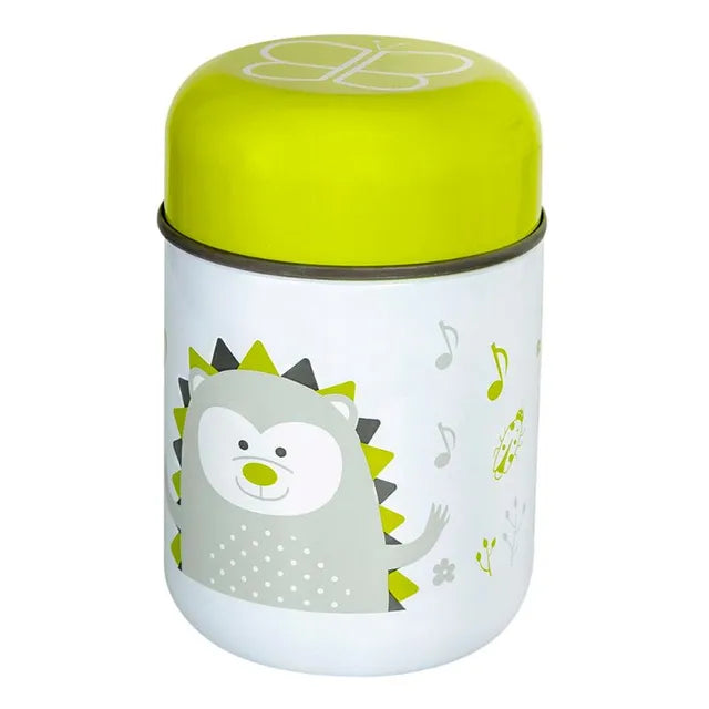 Bbluv Thermal Food Container With Spoon And Bowl - Lime Green - Laadlee