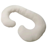 Pharmedoc C-Shape Full Body Pregnancy Pillow With Organic Jersey Fabric Cover - Laadlee