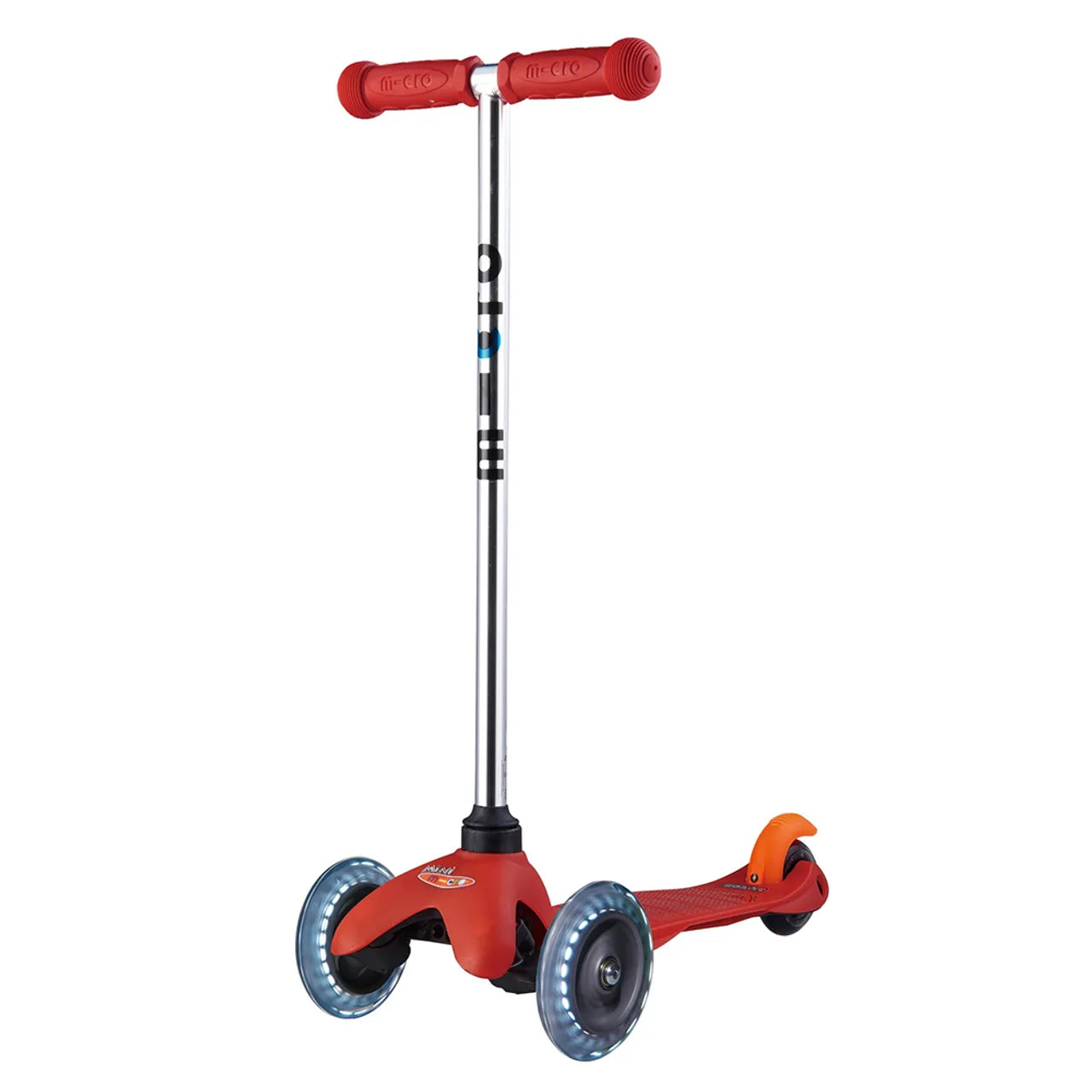 Micro Mini Classic Scooter with LED Wheels - Red - Laadlee