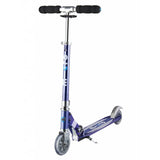 Micro Sprite Scooter with LED Wheels - Stripe Blue - Laadlee