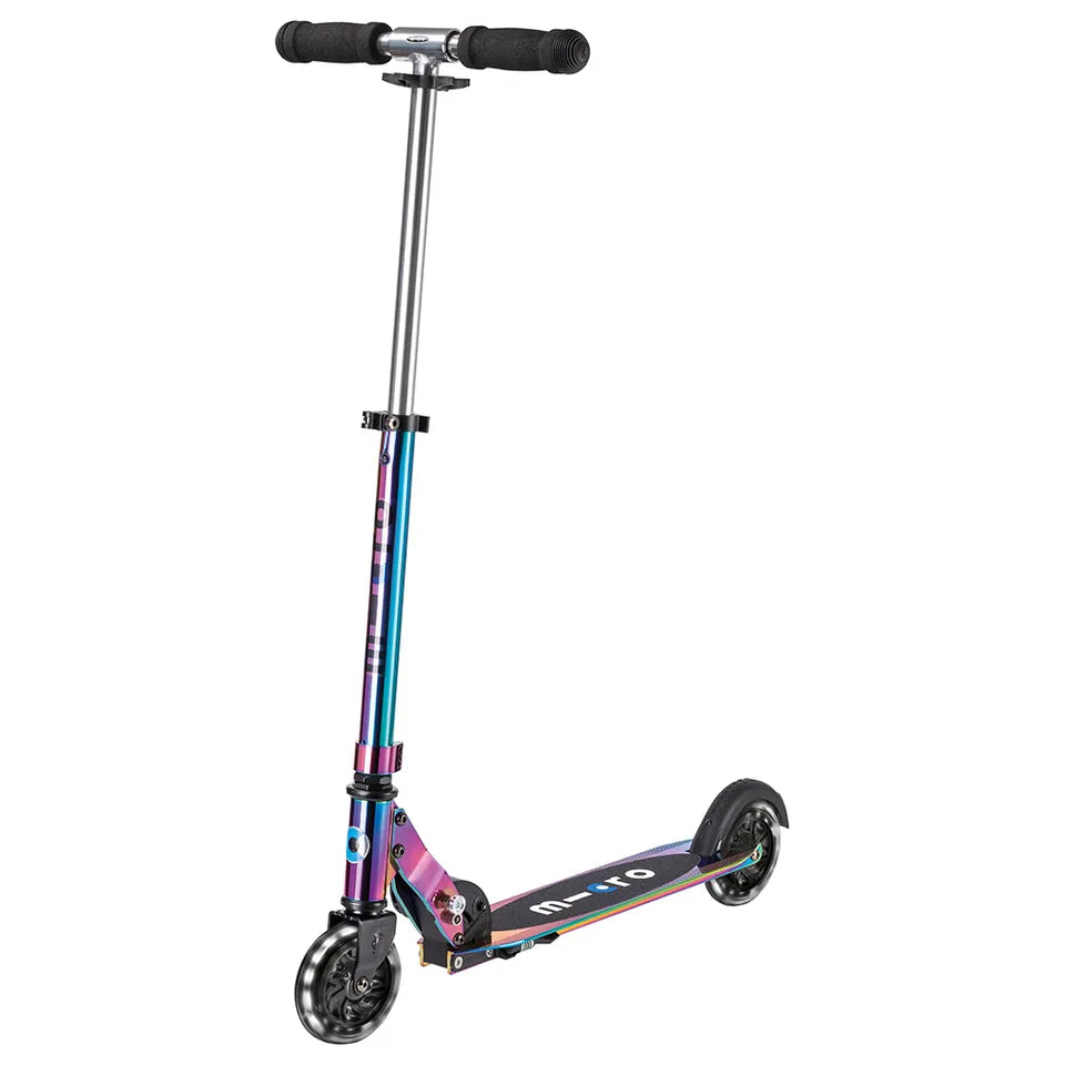 Micro Sprite Scooter with LED Wheels - Neochrome - Laadlee