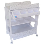 TheKiddoz Changing Table with Bathtub - Star - Laadlee