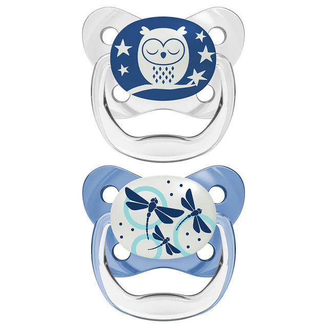 Dr. Brown's Prevent Stage 1 Butterfly Shield Soother - Pack of 2 - Blue - Laadlee