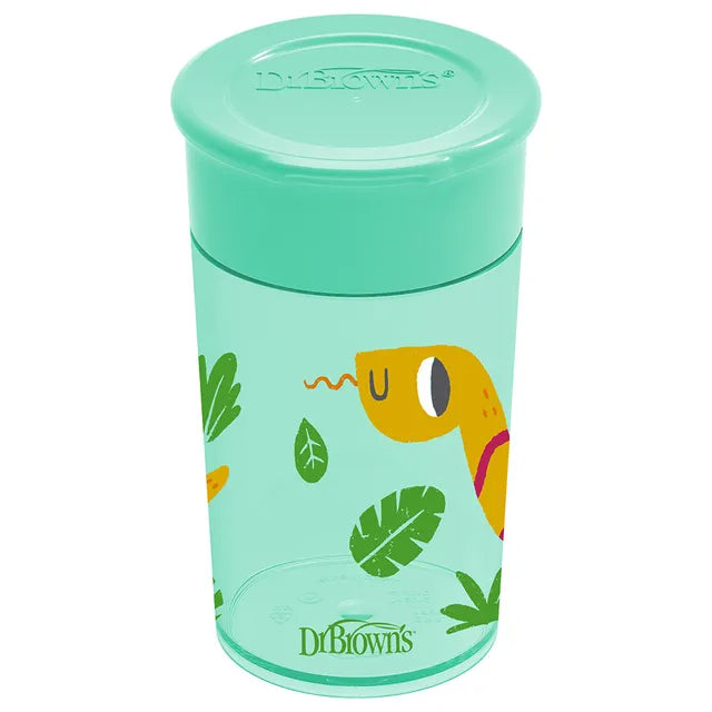 Dr. Brown's Smooth Wall Cheers 360 Cup - 300ml - Green - Laadlee