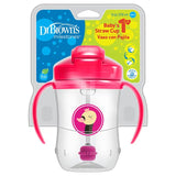 Dr. Brown's Baby's First Straw Cup with Handles - 270 ml - Pink - Laadlee