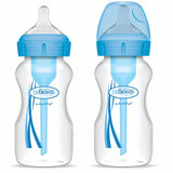 Dr. Brown's PP Wide Neck Options+ Bottle 270ml - Blue, Pack of 2 - Laadlee
