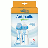 Dr. Brown's PP Wide Neck Options+ Bottle 270ml - Blue, Pack of 2 - Laadlee