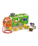 Viga Pull Along Shape Sorter - Animal Truck