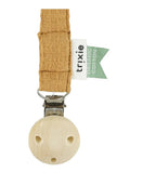 Trixie Pacifier Clip - Cocoon Caramel