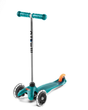 Micro Mini Classic Scooter with LED Wheels - Aqua - Laadlee