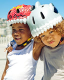 Crazy Safety Bicycle Helmet Dragon - Red - Laadlee