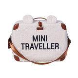 Childhome Mini Traveller Kids Suitcase Teddy - Off white